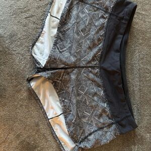 Stylish Black and Gray Women's Shorts